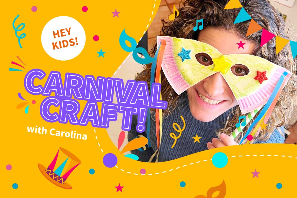 Siete pronti per Carnevale? Crea la tua maschera!